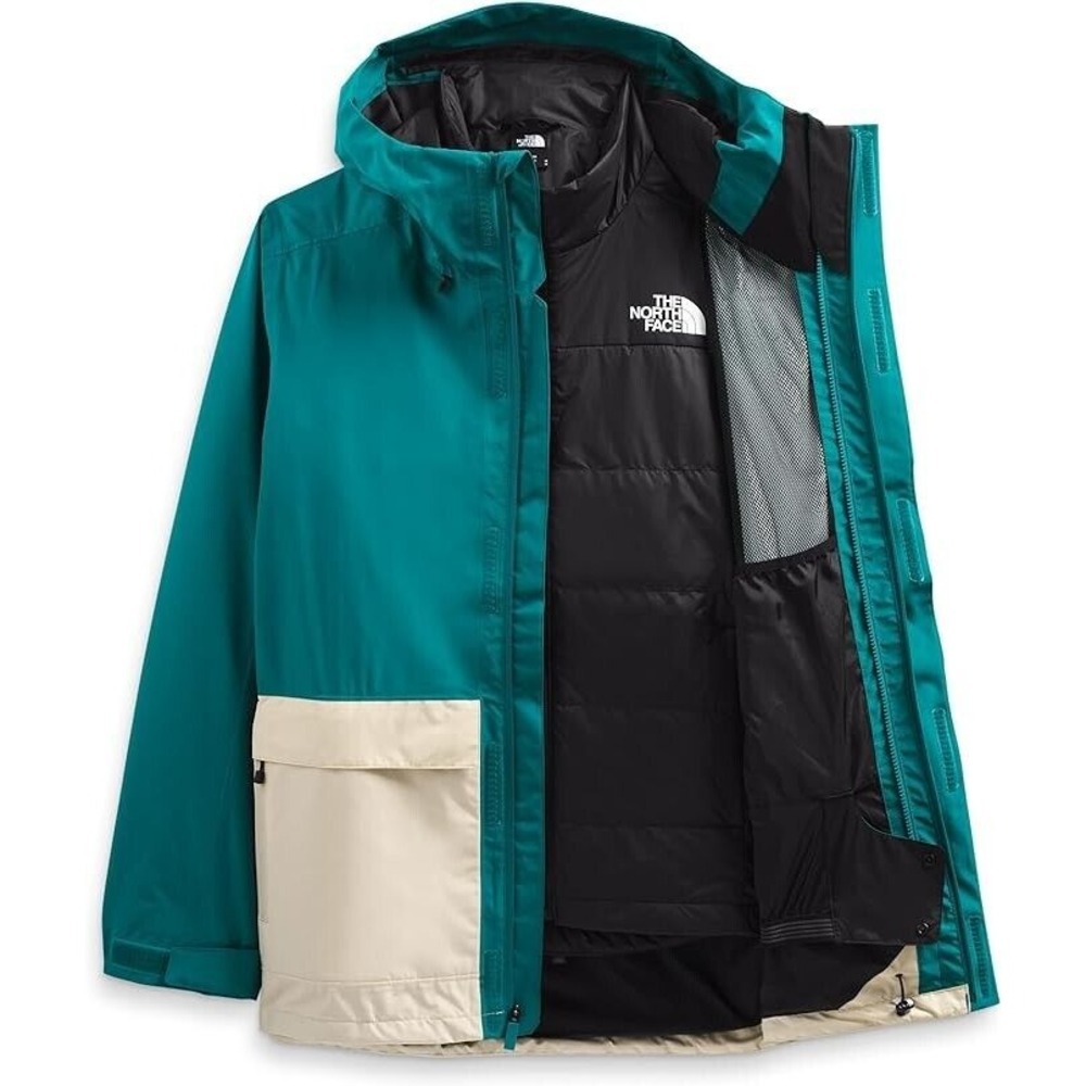 The North Face Men's Clement‎ Triclimate Jacket Harbor Blue Black Size Large L